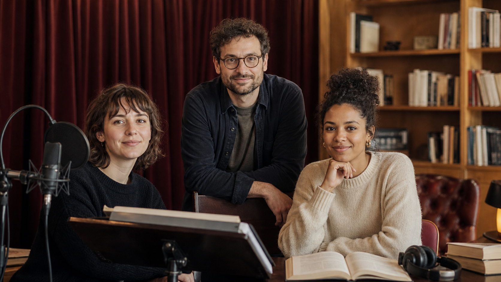 Équipe éditoriale et sonore de Prélude Voix